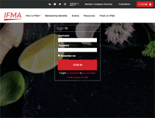 Tablet Screenshot of member.ifmaworld.com